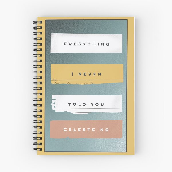 Item preview, Everything I Never Told You Book Cover designed and sold by HolyCatsDesign.