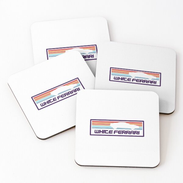 Item preview, White Ferrari Frank Ocean vintage logo designed and sold by maeldeluca.