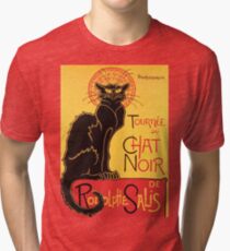 Le Chat Noir Weinlese-Plakat Vintage T-Shirt