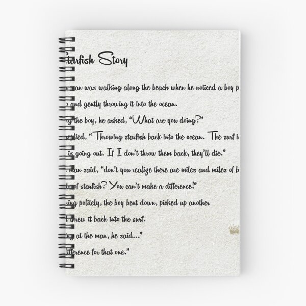 Item preview, The Starfish Story, How To Make A Difference designed and sold by Desiderata4u.
