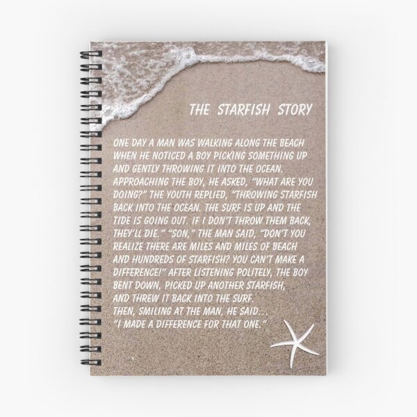 Item preview, The Starfish Story, How To Make A Difference designed and sold by Desiderata4u.