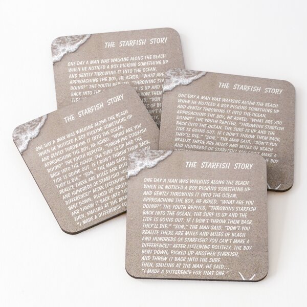 Item preview, The Starfish Story, How To Make A Difference designed and sold by Desiderata4u.