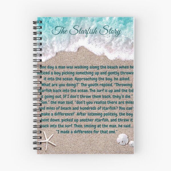 Item preview, La historia de las estrellas de mar, puedes marcar la diferencia designed and sold by Desiderata4u.