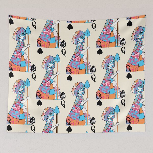Item preview, Queen of spades (Fruit punch edition) designed and sold by UnicornDaya.