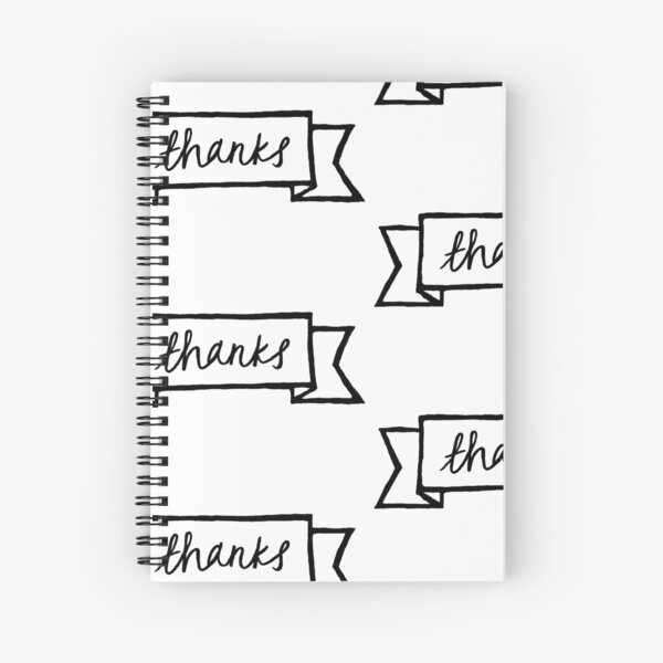 Thanks 2 Spiral Notebook