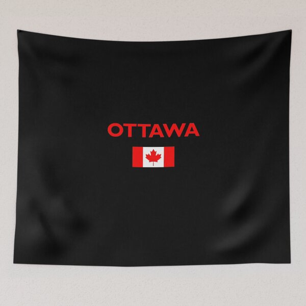 Item preview, Ottawa Canada Canadian Flag Dark Color designed and sold by TinyStarCanada.