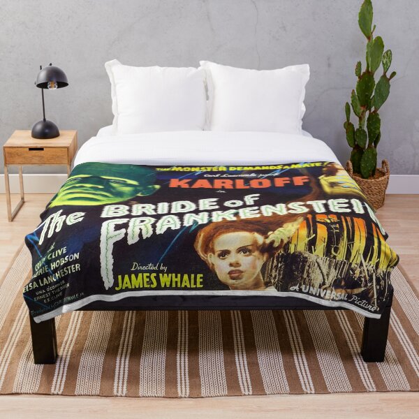 Bride of Frankenstein Throw Blanket