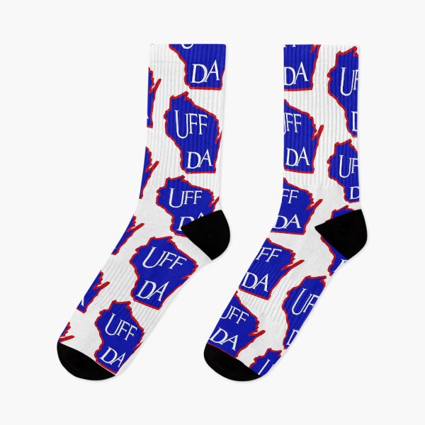 Item preview, Uff Da!  Wisconsin Map for Norwegians designed and sold by Havocgirl.