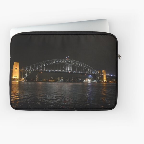 Item preview, Sydney Harbour Bridge at night designed and sold by sloetry.