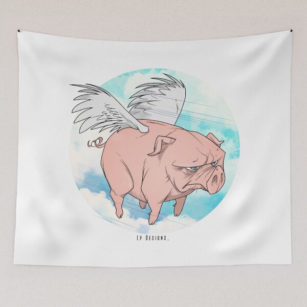 Item preview, The Flying Pig designed and sold by LpDesigns_.