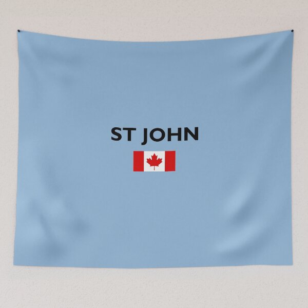 Item preview, St John New Brunswick Canada Canadian Flag Light-Color designed and sold by TinyStarCanada.