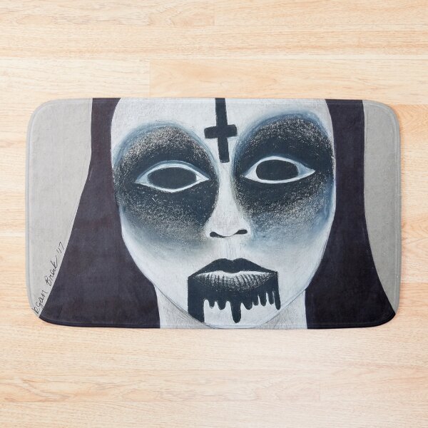Item preview, Dark Goth Nun Horror Art designed and sold by ArtbyMeganBrock.
