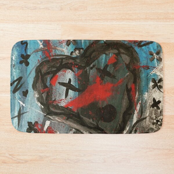 Item preview, Angry Heart Abstract Painting designed and sold by bipolarvirgoart.