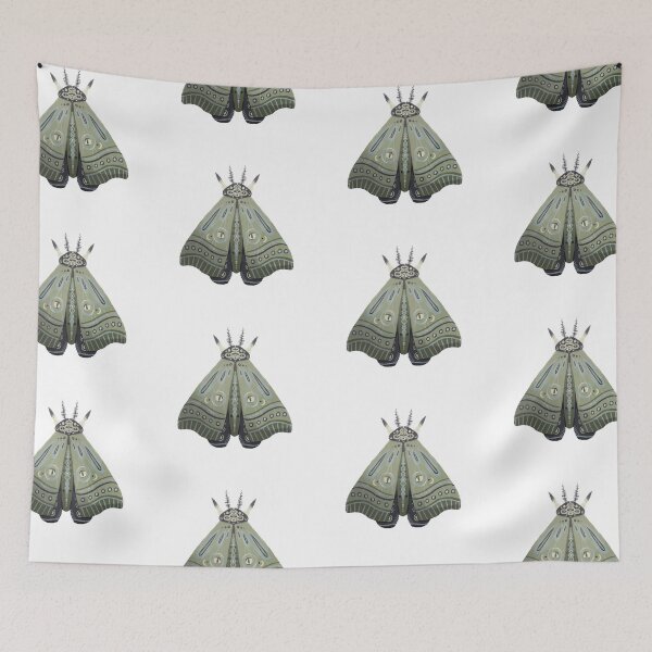 Item preview, Graphic Moth Sketch Artwork designed and sold by Manda Lyn LaCorte.