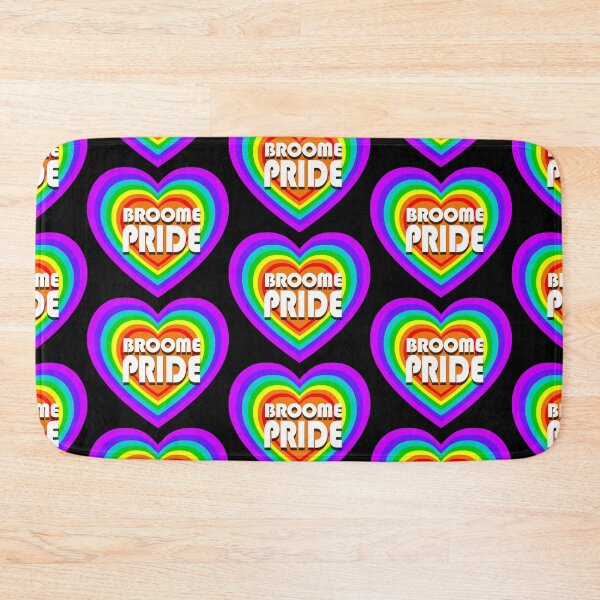 Item preview, Broome Pride All Heart - white logo designed and sold by BroomePride.