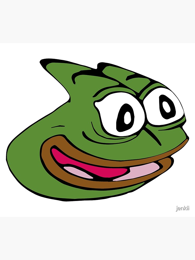 Pepega Funny Stream Emote' Poster by Husti, Displate in 2023