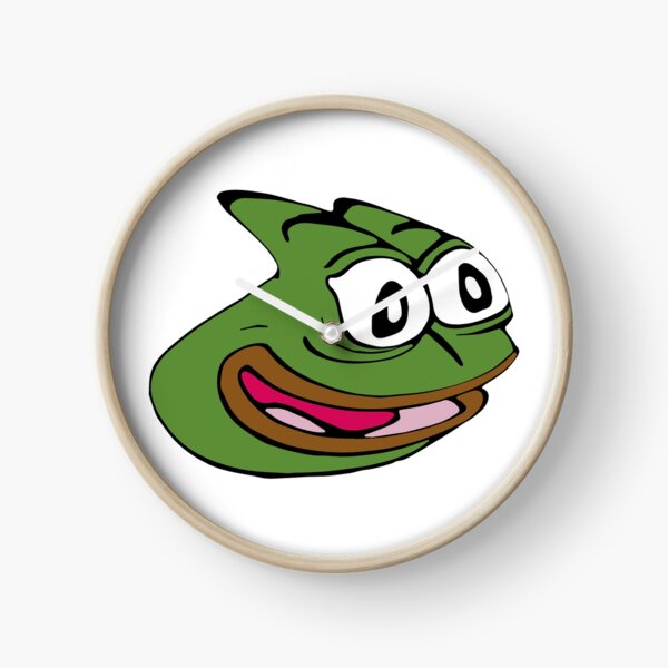 Pepega High Quality Emote Clock for Sale by OldDannyBrown