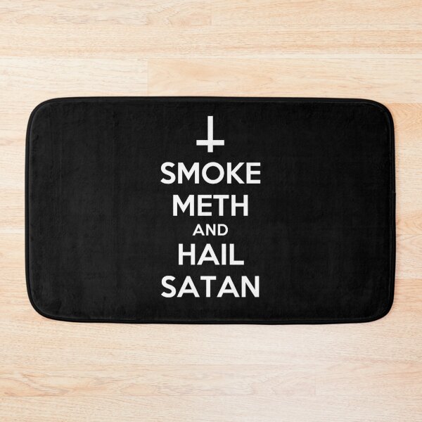 Item preview, Smoke Meth and Hail Satan| Funny Shirt designed and sold by Nada18.