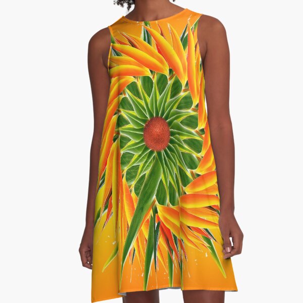 Bird of Paradise A-Line Dress