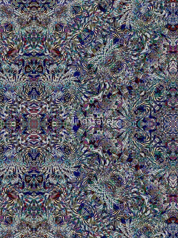 Thumbnail 4 of 4, iPhone Case, Patterns Over Patterns Over Patterns, designed and sold by MindTravel.
