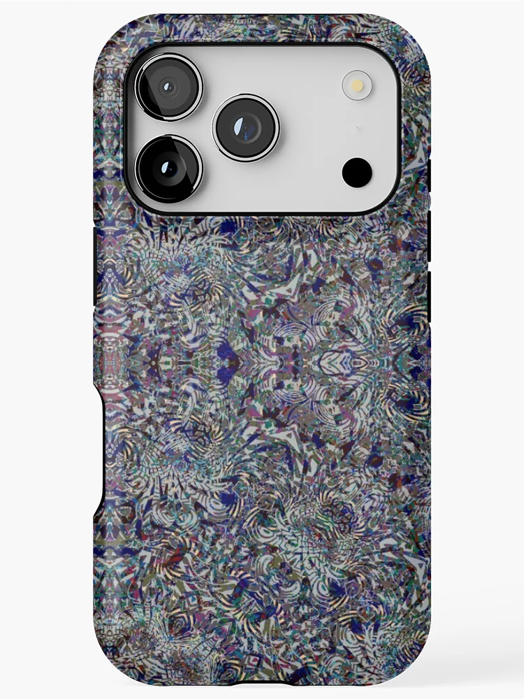 Thumbnail 1 of 4, iPhone Case, Patterns Over Patterns Over Patterns, designed and sold by MindTravel.
