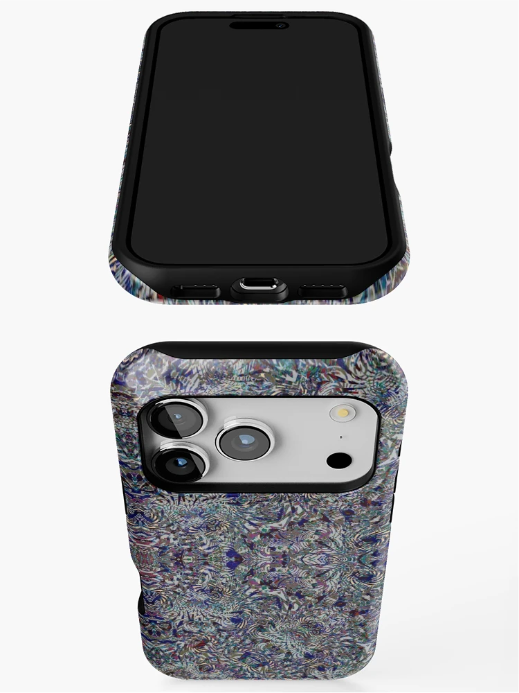 Thumbnail 3 of 4, iPhone Case, Patterns Over Patterns Over Patterns, designed and sold by MindTravel.