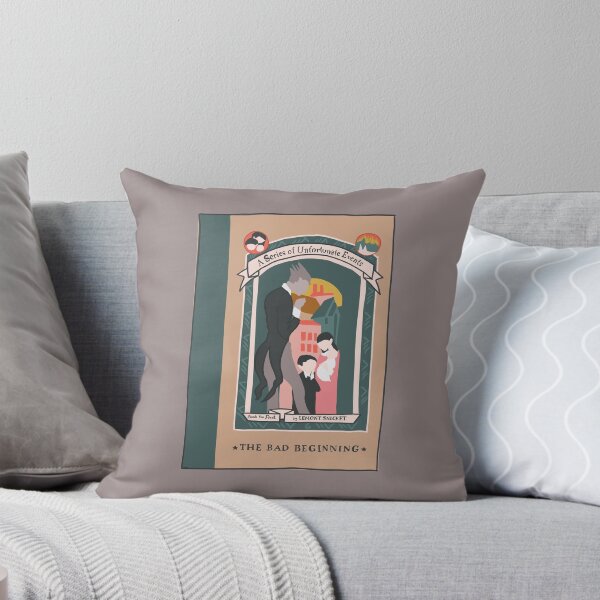 Item preview, The Bad Beginning Book Cover - silver designed and sold by HolyCatsDesign.