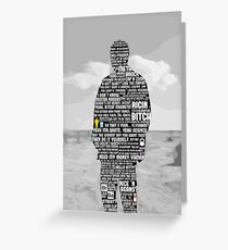 Jesse Pinkman Quotes Greeting Card