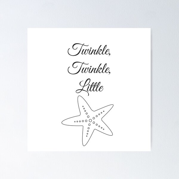 Item preview, Twinkle Little Starfish designed and sold by Lemons-Lemonade.