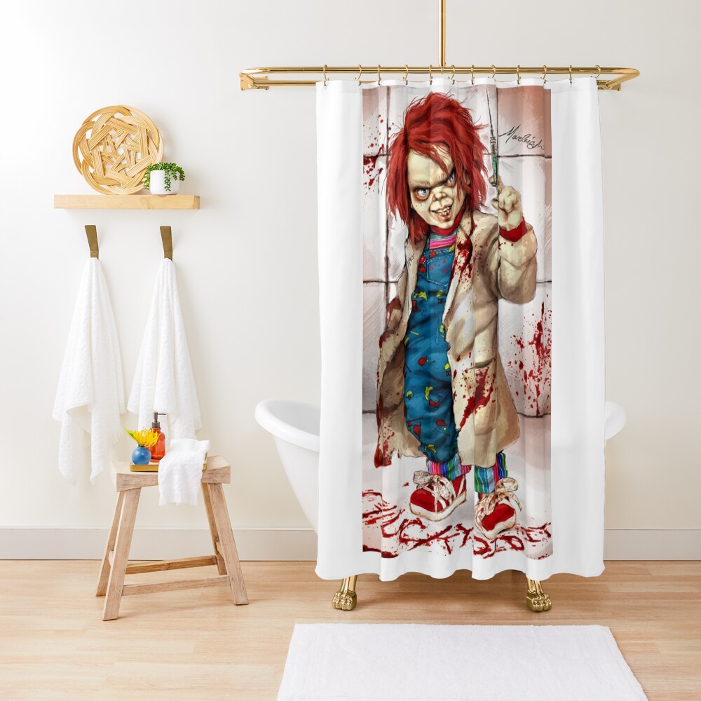 "Chucky" Shower Curtain for Sale by lambd18 Redbubble