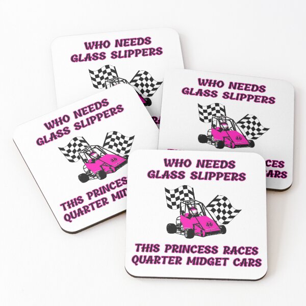 Item preview, Little Princess Races Quarter Midget Cars No Glass Slippers designed and sold by GabiBlaze.