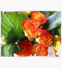 From the heart Roses Poster