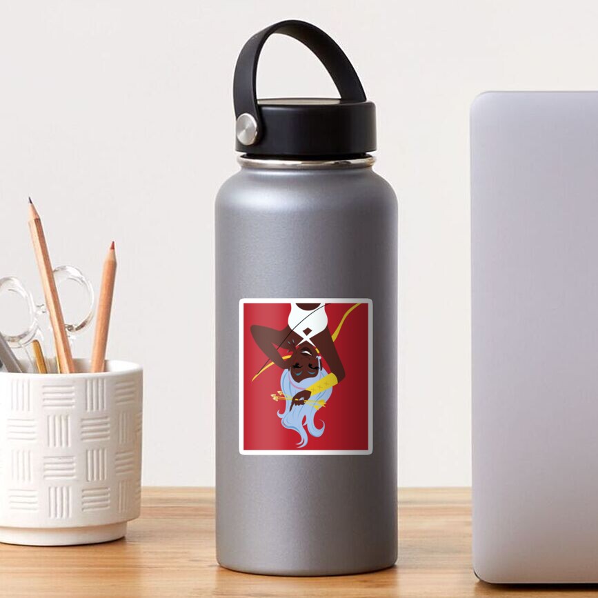 Cupid's Arrow Design Sticker