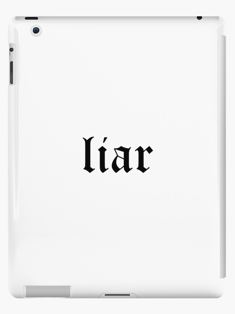 Camila Cabello 'Liar' - Black | iPad Case & Skin