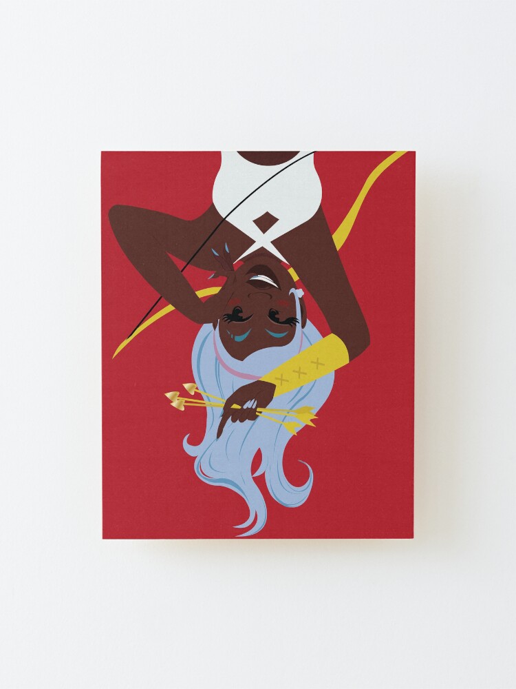 Alternate view of Cupid's Arrow Design Mounted Print