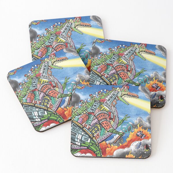 Urban Zilla Coasters (Set of 4)