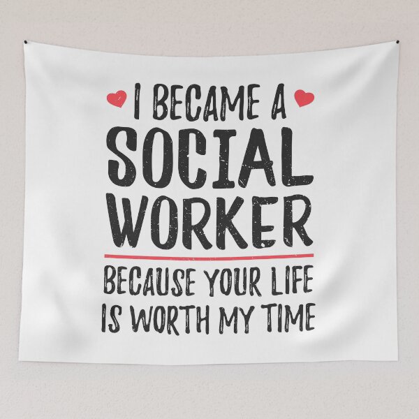 Item preview, Social Worker T-Shirt Love Social Work Gift Tee designed and sold by woodsgoodsco.