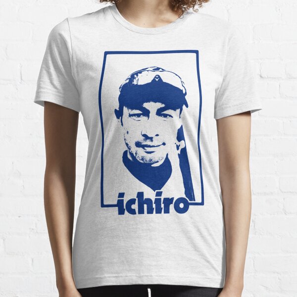 Women's Ichiro Suzuki Seattle Mariners Backer Slim Fit T-Shirt - Ash