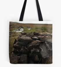 Peat stack, North Uist Tote Bag