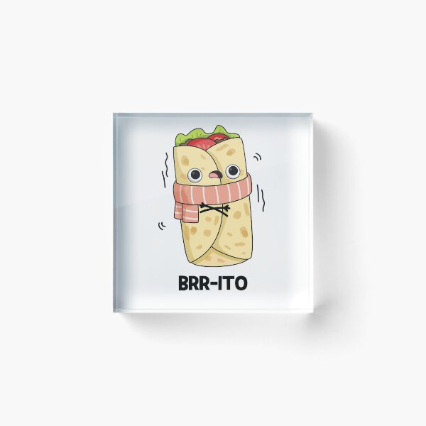 Item preview, Brrrto Funny Freezing Cold Burrito Puns  designed and sold by punnybone.