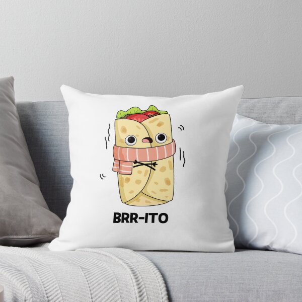 Item preview, Brrrto Funny Freezing Cold Burrito Puns  designed and sold by punnybone.