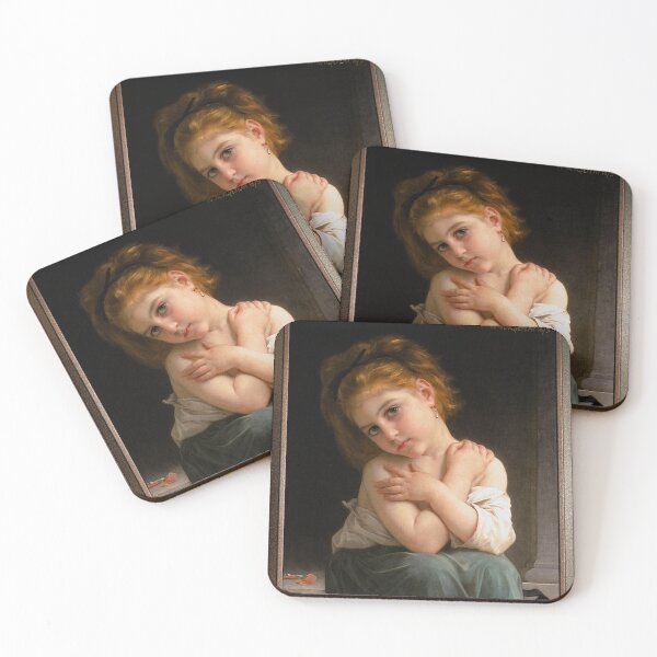 Item preview, La Frileuse by William-Adolphe Bouguereau - Old Masters Reproductions designed and sold by Xzendor7 Digital Art Creations.