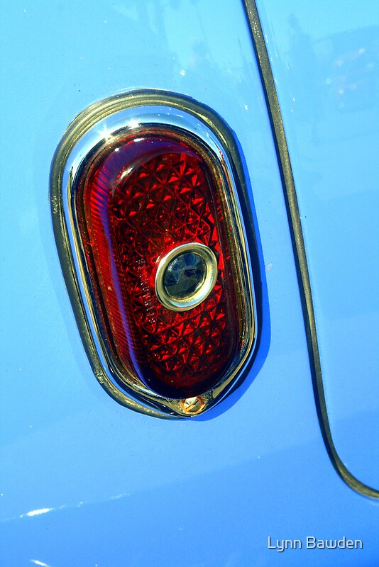""Blue Dot Tail Light"" by Lynn Bawden Redbubble