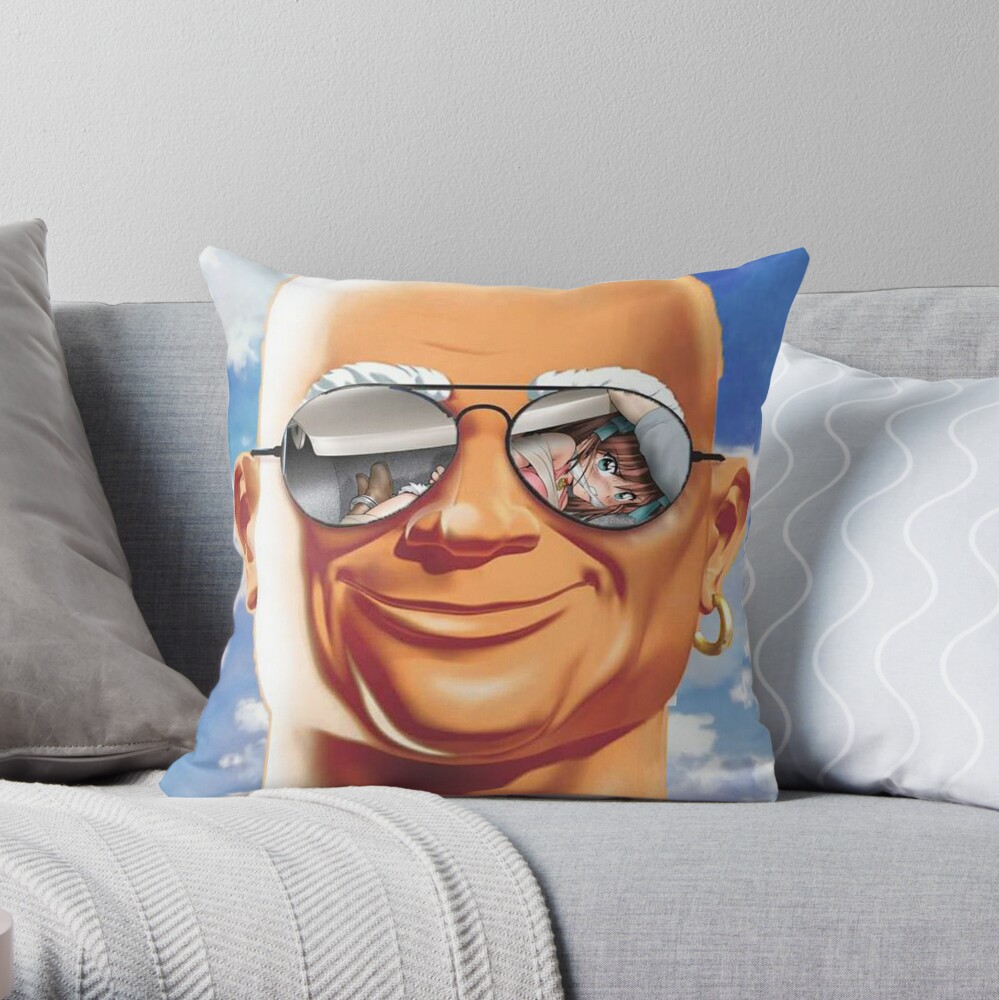 Mr Clean Cleans Out His Trunk Throw Pillow By Flyingpriest Redbubble - mr clean roblox shirt