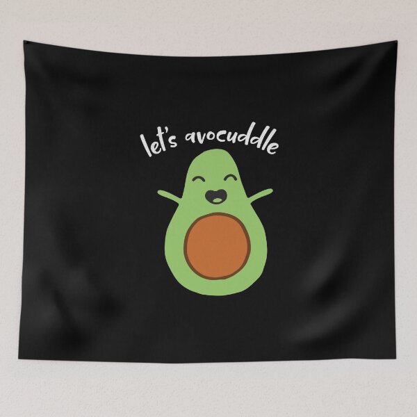 Item preview, Humor Avocado Let's Avocuddle Adorable Couple His and Hers designed and sold by ripsydesigns.