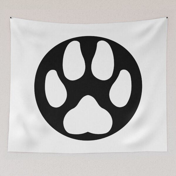 Item preview, Paw in a circle - Black designed and sold by storm-fox-art.