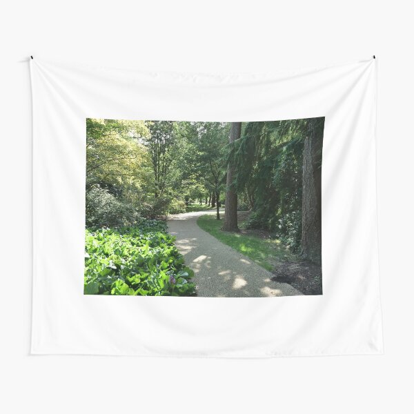 Garden path looks beautiful in sunlight Tapestry