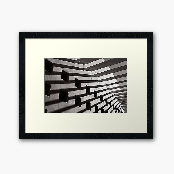 Just Lines and Squares Framed Art Print