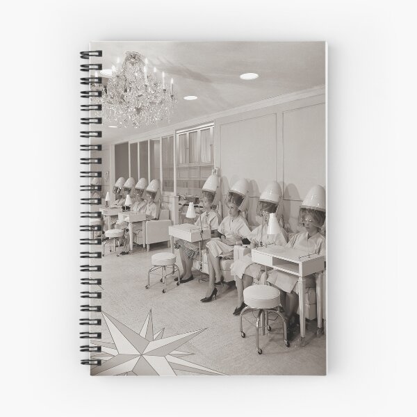 Item preview, Beauty Salon, Vintage Hairdryers, Retro Wall Art designed and sold by vintagevivian.