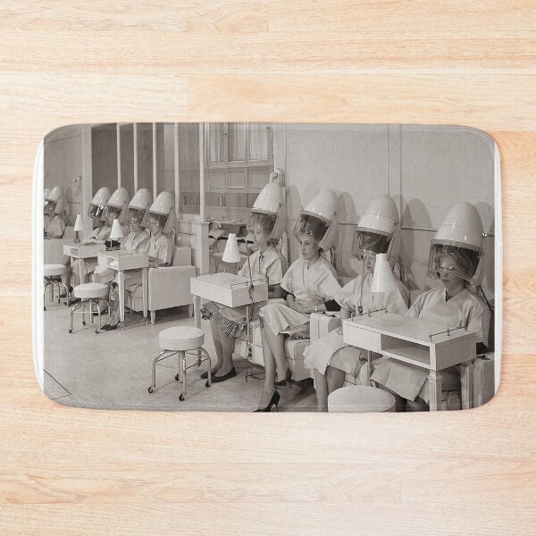Item preview, Beauty Salon, Vintage Hairdryers, Retro Wall Art designed and sold by vintagevivian.